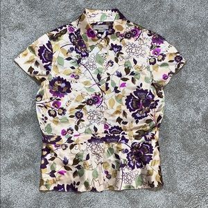 i.e. Relaxed - Silk Button Down Blouse